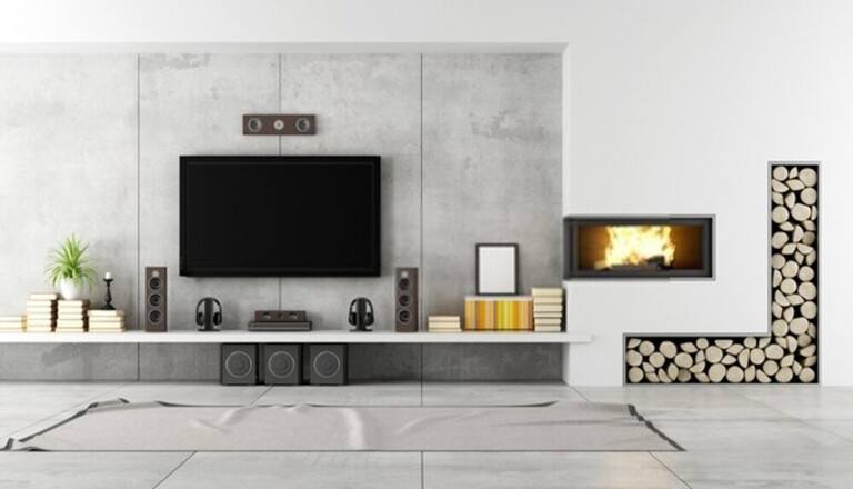 How to Arrange Living Room Furniture with Fireplace and TV?