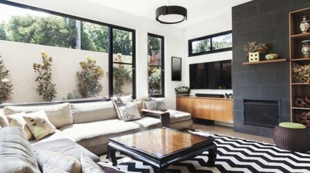 How to Arrange Living Room Furniture with Fireplace and TV?