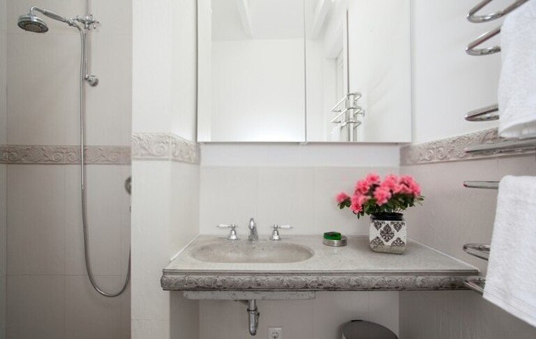 What Can I Do to Warm Up an All-White Bath?