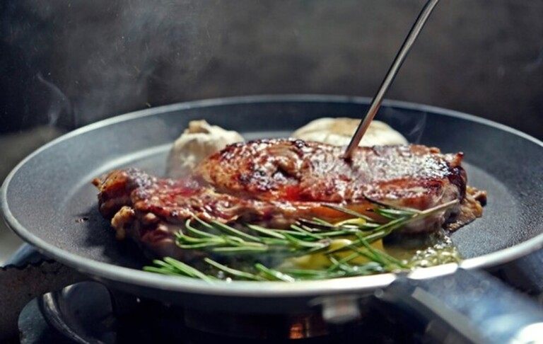 How to Butter-Baste Steaks, Chops, and Fish?