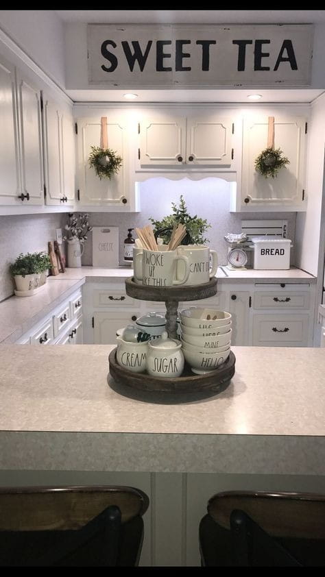 New Ways to Decorate Above Your Kitchen Cabinets New Ways to Decorate Above Your Kitchen Cabinets