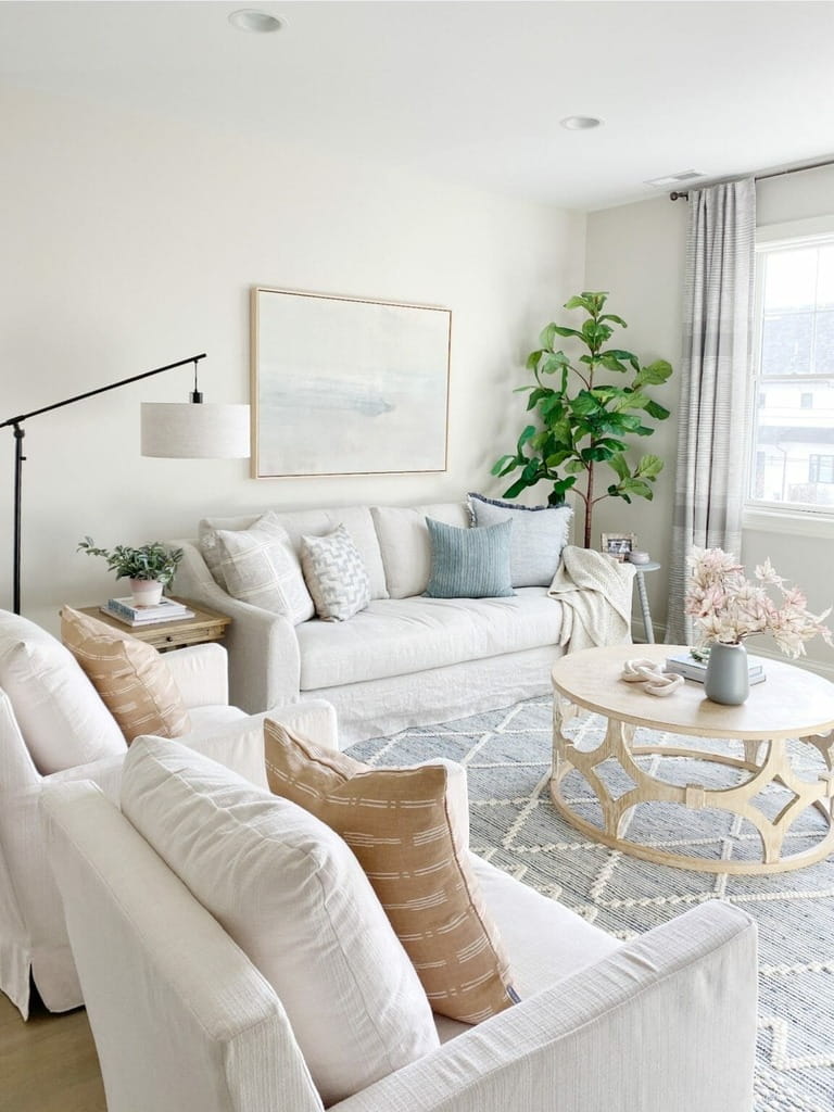 Sunkissed Sanctuary: A Serene Coastal-Inspired Living Room Design Sunkissed Sanctuary: A Serene Coastal-Inspired Living Room Design