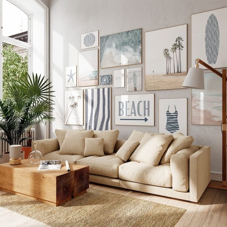 Sunkissed Sanctuary: A Serene Coastal-Inspired Living Room Design Sunkissed Sanctuary: A Serene Coastal-Inspired Living Room Design