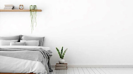 How To Decorate A Bedroom With White Walls?